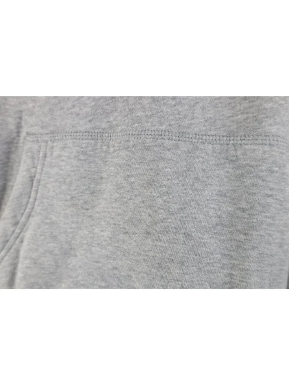Vtg Y2K Nike Mens Medium Spell Out Block Letter Hoodie Sweatshirt Heather Gray